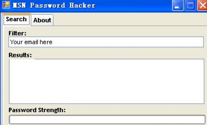 MSN Password Hacker中文版