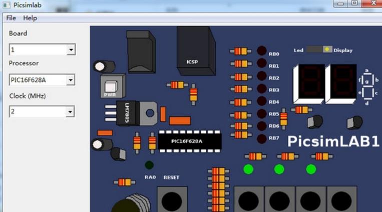 PICsimlab电脑版界面