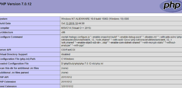 PHP For Windows64位