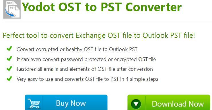 Yodot OST to PST Converter官方版截图