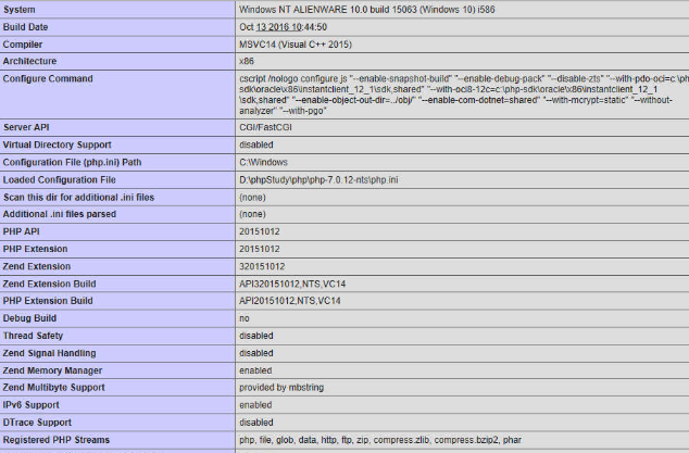 PHP For Windows32位截图