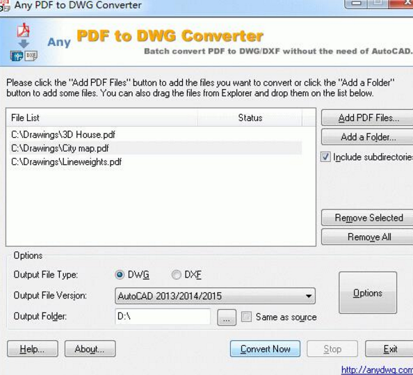 =Any DGN to DWG Converter官方版截图