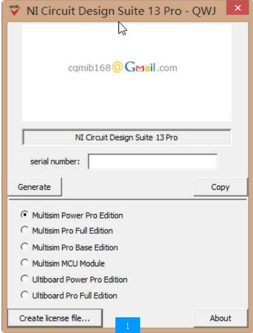 multisim13注册机内容