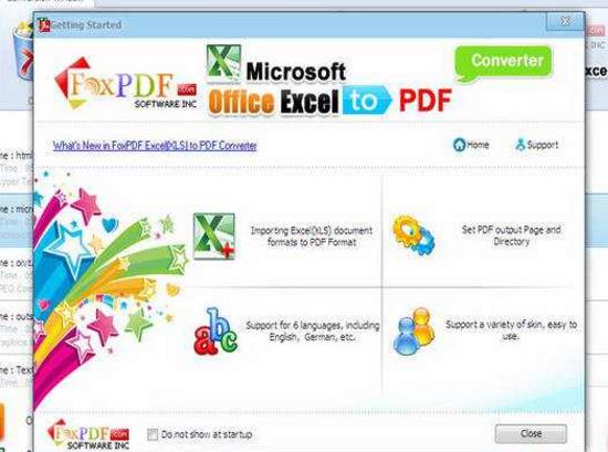 批量EXCEL转换PDF转换器软件免费版