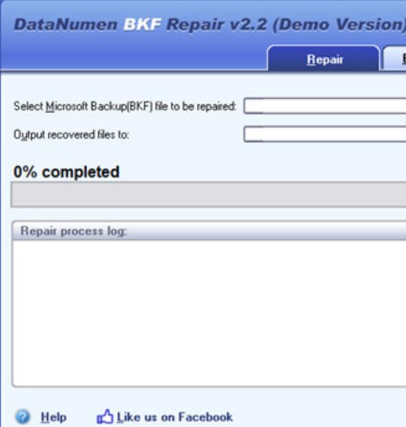 DataNumen BKF Repair最新版截图