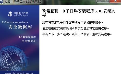 中国电子口岸安全数据库截图