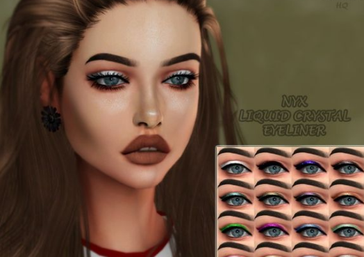 模拟人生4尼克斯女式液晶眼线MOD最新版