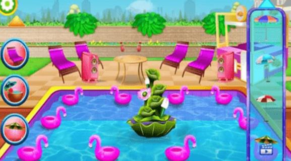 夏季女孩疯狂泳池派对安卓版(休闲类的换装游戏) v1.4.1 手机版