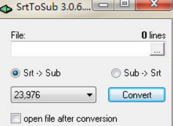 字幕文件转换器正式版