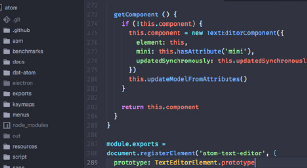 Atom Imp Text Editor