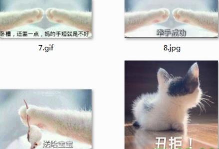 猫爪丑拒表情包高清完整版