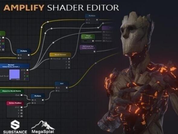 amplify shader editor中文免费版界面