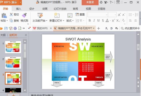 精美的PPT流程图图表免费版