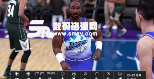 NBA2K18邮差卡尔马龙身形发型面补MOD