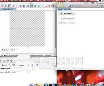 蘋果電腦中PTGUI for Mac如何使用全景圖片製作拚接教程