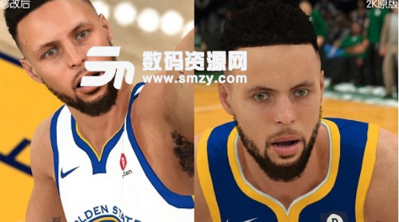 NBA2K18仿真人版萌神庫裏MOD