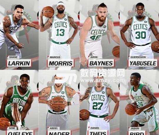 NBA2K18凯尔特人全队球员高清照片补丁