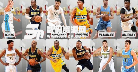 NBA2K18掘金全队球员高清照片补丁