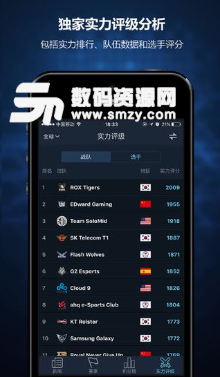 電競魔方app蘋果版(英雄聯盟賽事數據資訊) v1.3.9 ios免費版