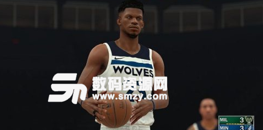 NBA2K18森林狼队巴特勒身形发型面补MOD下载