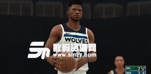 NBA2K18森林狼隊巴特勒身形發型麵補MOD下載