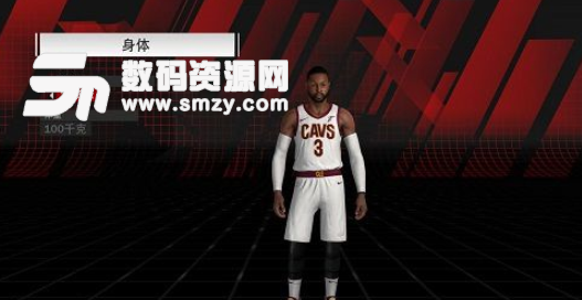 NBA2K18骑士队韦德身形发型面补MOD下载