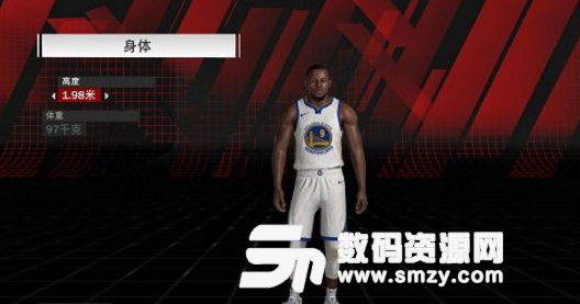 NBA2K18勇士队伊戈达拉身形发型面补MOD下载