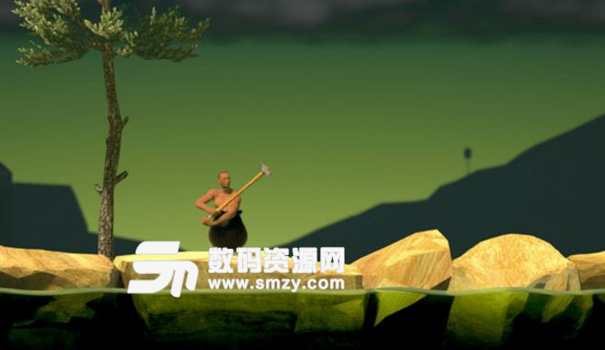 人坐在罐子里用锤子爬山的游戏中文版图片