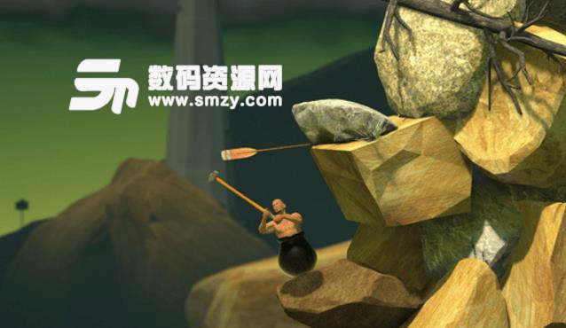 人坐在罐子里用锤子爬山的游戏免费版图片
