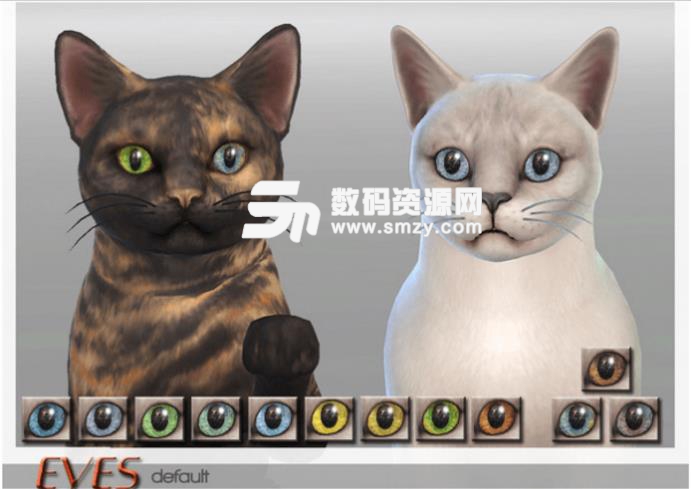 模拟人生4猫咪瞳色整合包MOD