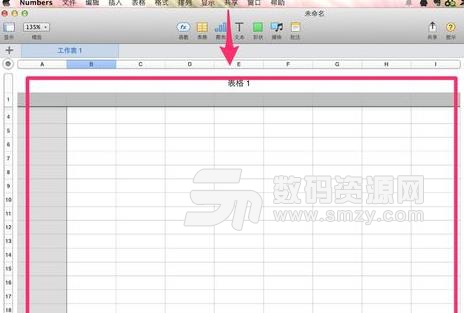 Mac系统中怎么创建电子表格