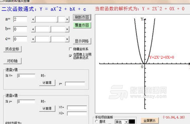 丽景函数分析作图器中文版