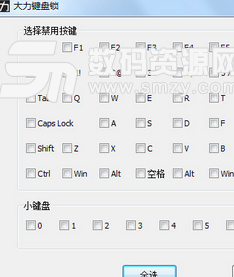 大力鍵盤鎖綠色版