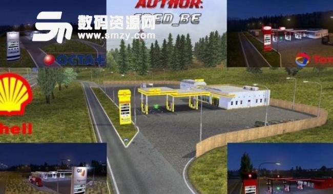 欧洲卡车模拟2真实加油站MOD图片