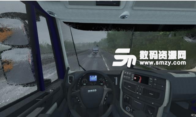 欧洲卡车模拟2雨天效果MOD
