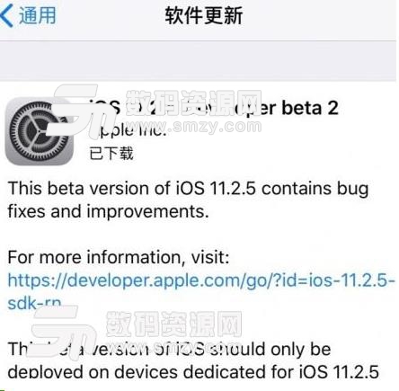 苹果iOS11.2.5 beta2公测版6plus最新版