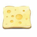 黄色奶酪面包图标免费版