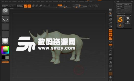 ZBrush4R7三维数字雕刻绘画软件