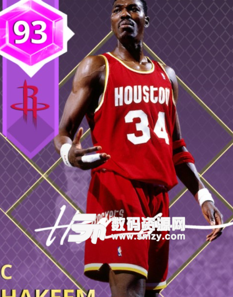 NBA2K18紫水晶奥拉朱旺数据一览截图