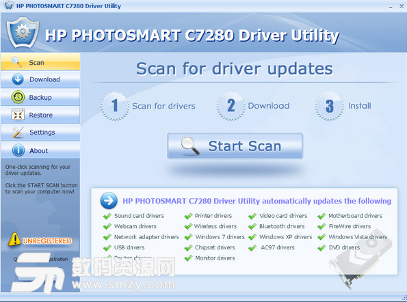 HP PHOTOSMART C7280驱动程序免费版