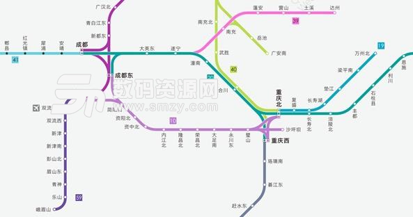 中国高铁线路图2018春运版
