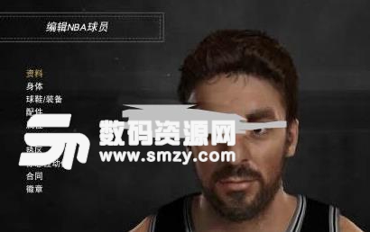 NBA2K17馬刺家嫂麵補綠色版