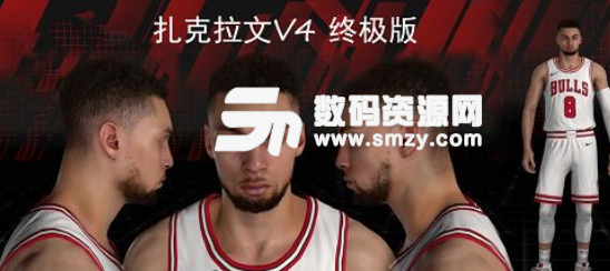 NBA2K18公牛队扎克拉文最新身形MOD