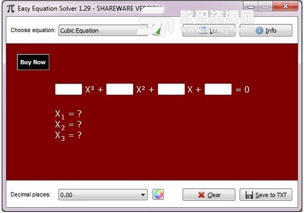 Easy Equation Solver