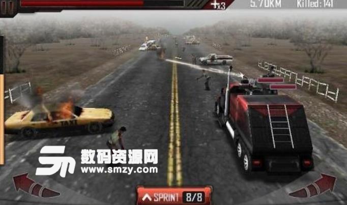 僵尸马路杀手完美版(驾车冲出僵尸堆) v1.1.2 安卓最新版