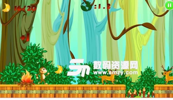 弹射猴子丛林酷跑安卓版(休闲类跑酷游戏) v1.6 手机版