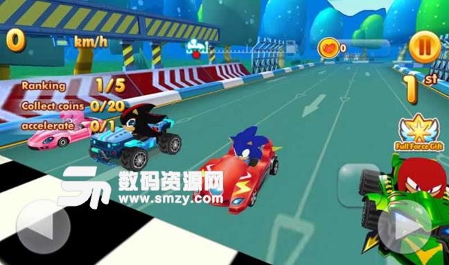 索尼克卡丁車Android版(卡丁車競技手遊) v1.1.23 手機免費版