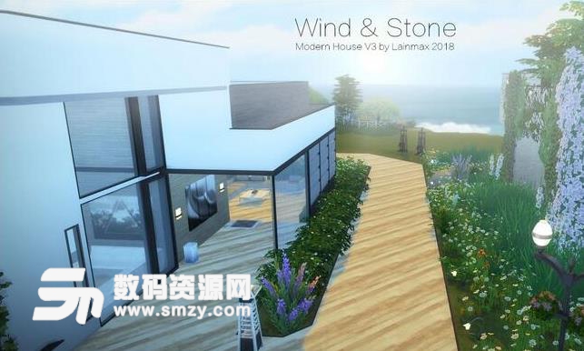 模拟人生4风与石 石与花虎斑现代豪宅补丁最新版