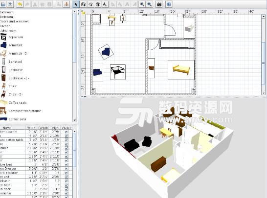 3dhome工具欄如何恢複介紹