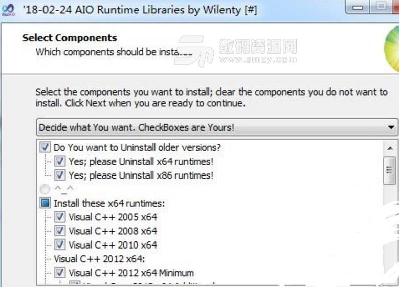 AIO Runtime Libraries运行库截图